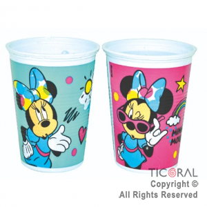 MINNIE VASOS x 8